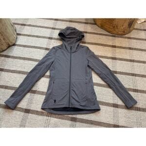 Chrome Industries Merino Wool Full Zip Jacket Hood Women’s XS Gray Cycling Cobra